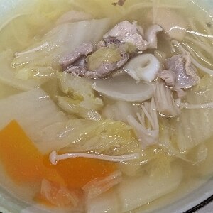 大人が風邪ひいたら飲む生姜スープ